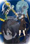 SWORD ART ONLINE II - โปสเตอร์ผ้าขนาด 80 x 160cm